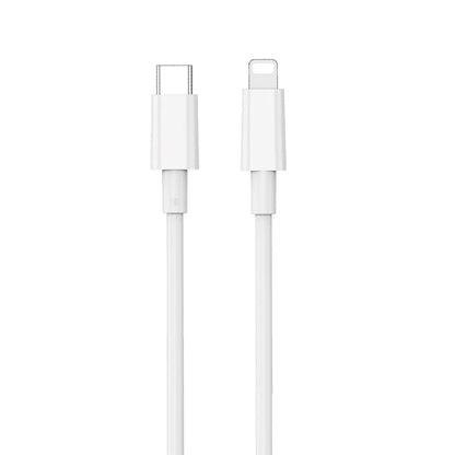 USB-C til Lightning data- og ladekabel WiWu Wi-C008, 30W, 1.2m, Hvit