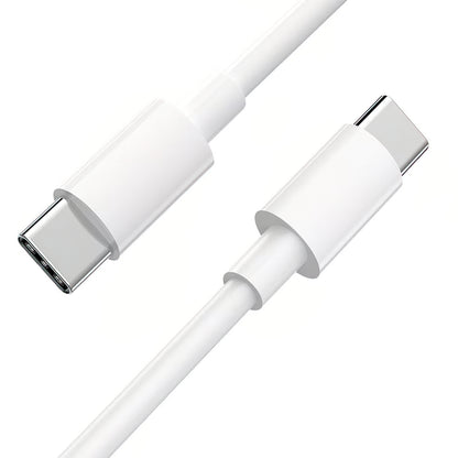 USB-C til USB-C Google data- og ladekabel, 30W, 2m, Hvit GA00195
