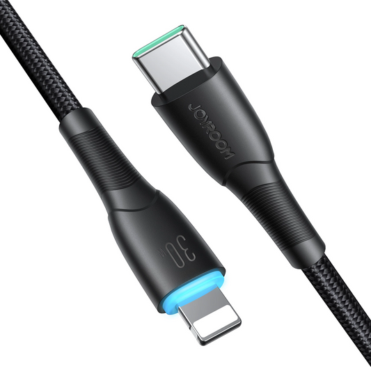 USB-C til Lightning data- og ladekabel Joyroom S-A32, 30W, 1m, Svart