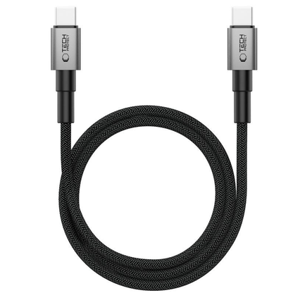 USB-C til USB-C data- og ladekabel Tech-Protect Ultraboost DNA MagTwist, 100W, 2m, Grå