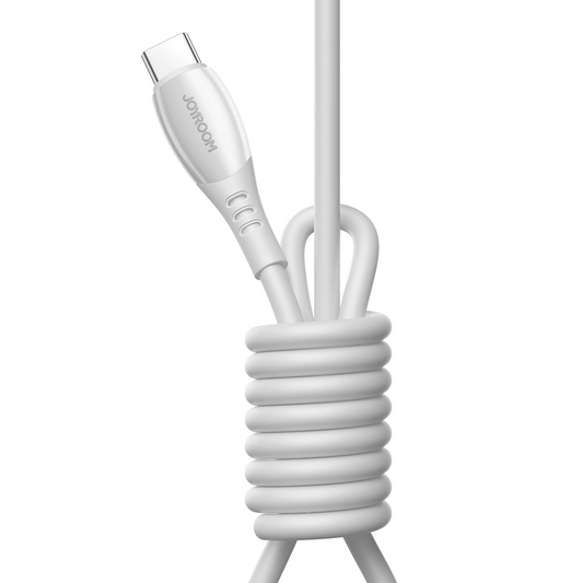USB-C til USB-C data- og ladekabel Joyroom S-A59 Vibrant, 60W, 1.2m, Hvit