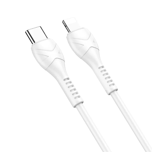USB-C - Lightning Data- og Ladekabel HOCO X37, 27W, 1m, Hvit