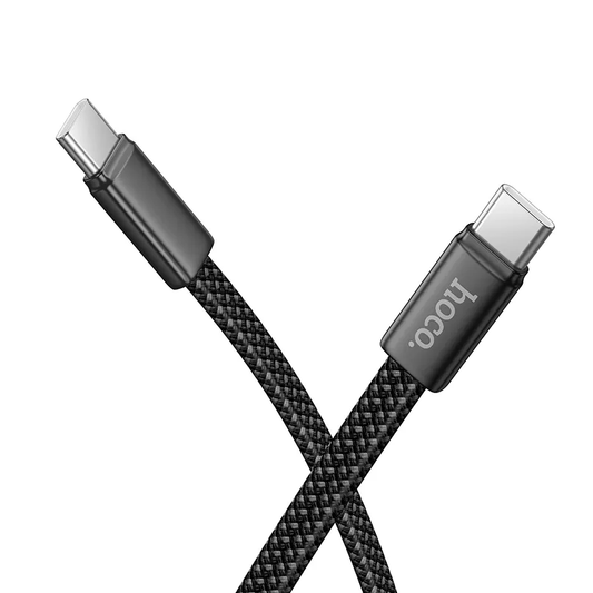 USB-C til USB-C data- og ladekabel HOCO X125, 60W, 1m, Svart