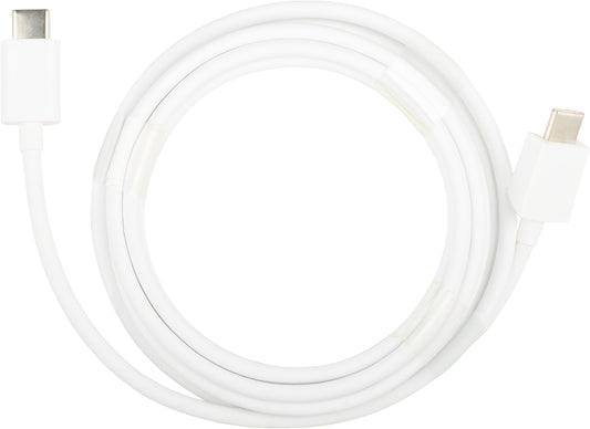 USB-C til USB-C Google data- og ladekabel, 30W, 3m, Hvit