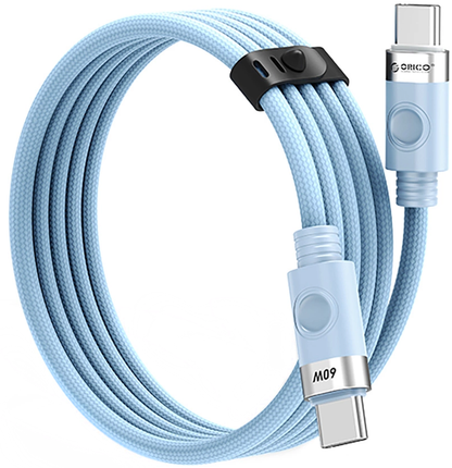 USB-C til USB-C data- og ladekabel Orico CDX, 60W, 1m, Blå