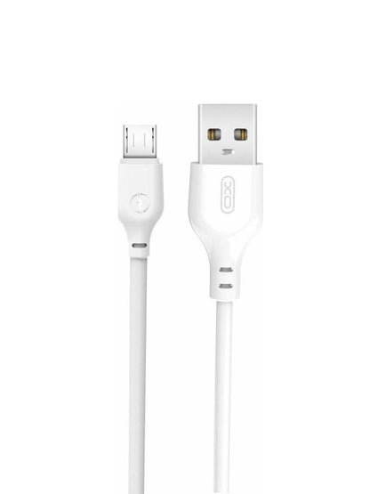 USB-A til microUSB data- og ladekabel XO Design NB103, 18W, 2m, Hvit