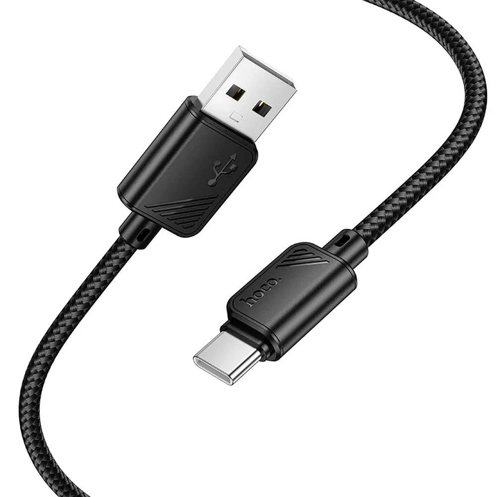 USB-A til USB-C datakabel og ladekabel HOCO X113, 18W, 1m, svart