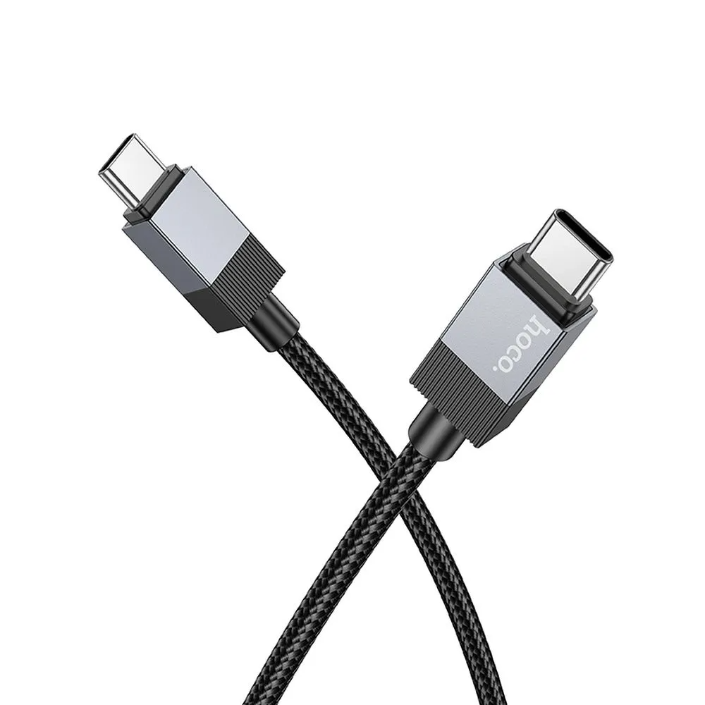 USB-C Data- og ladekabel - USB-C HOCO X110, 60W, 1m, Svart
