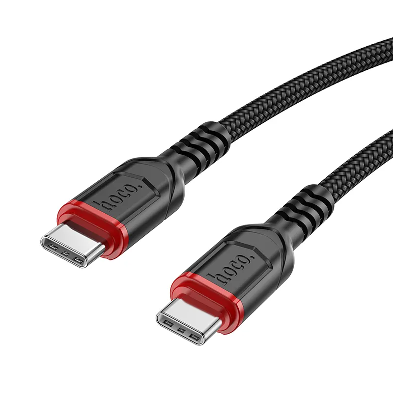 USB-C Data- og ladekabel - USB-C HOCO X59 Victory, 60W, 3m, Svart