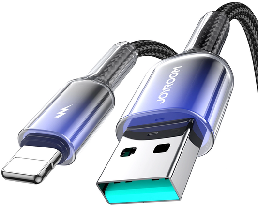 USB-A til Lightning data- og ladekabel Joyroom S-A42, 18W, 1,2m, svart