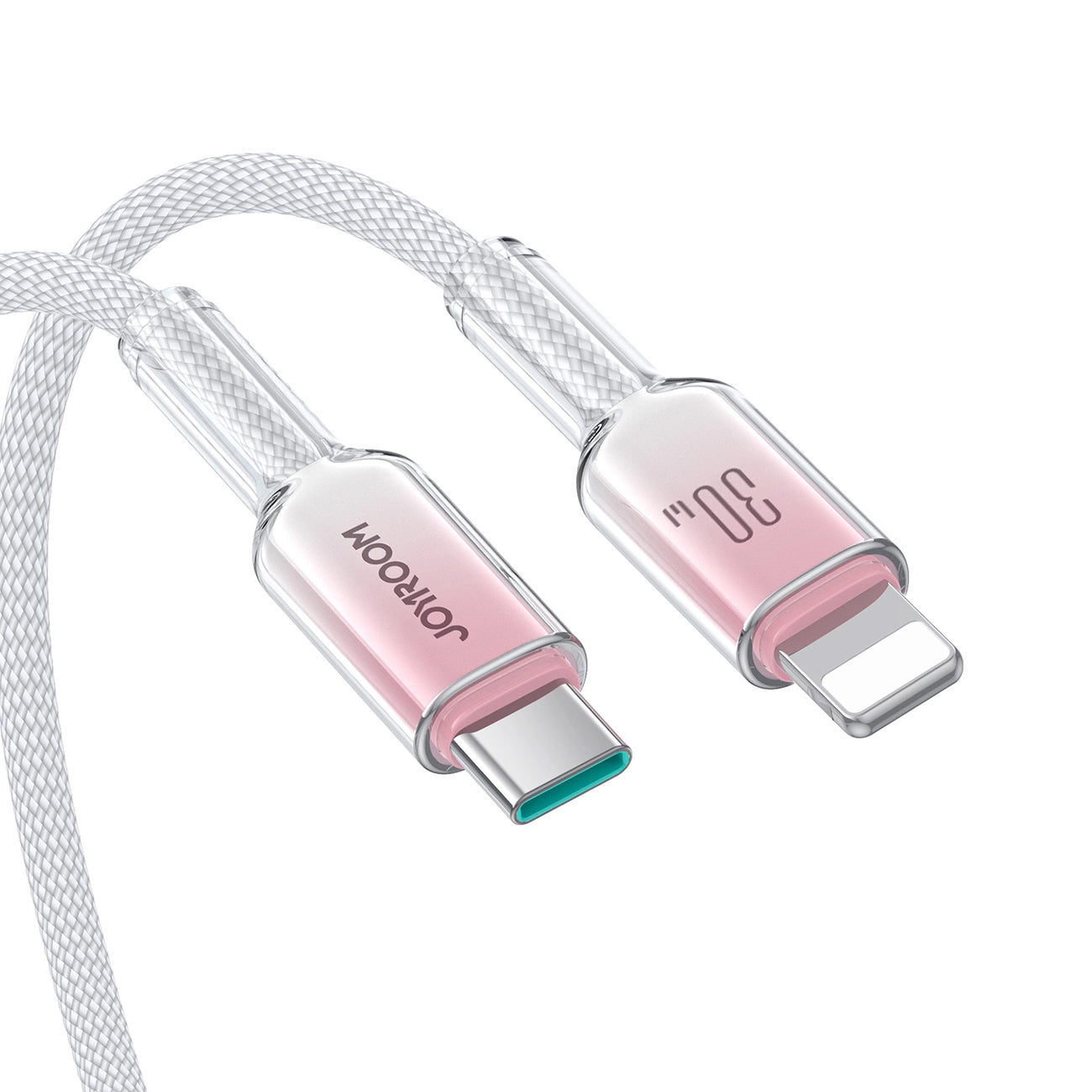 USB-C til Lightning data- og ladekabel Joyroom S-A42, 30W, 1,2m, hvit