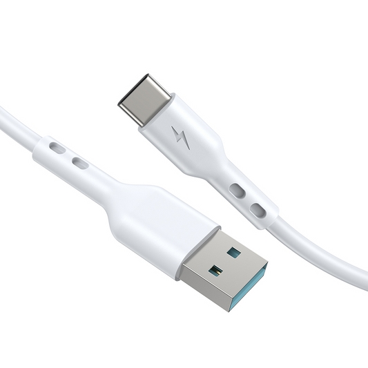 USB-A til USB-C data- og ladekabel BWOO BO-X172C-2M, 15W, 2m, hvit