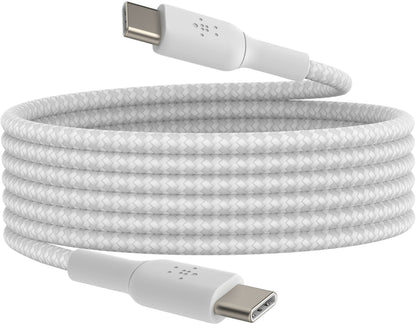USB-C Data- og ladekabel - USB-C Belkin BoostCharge Pro, 60W, 2m, hvit CAB004bt2MWH