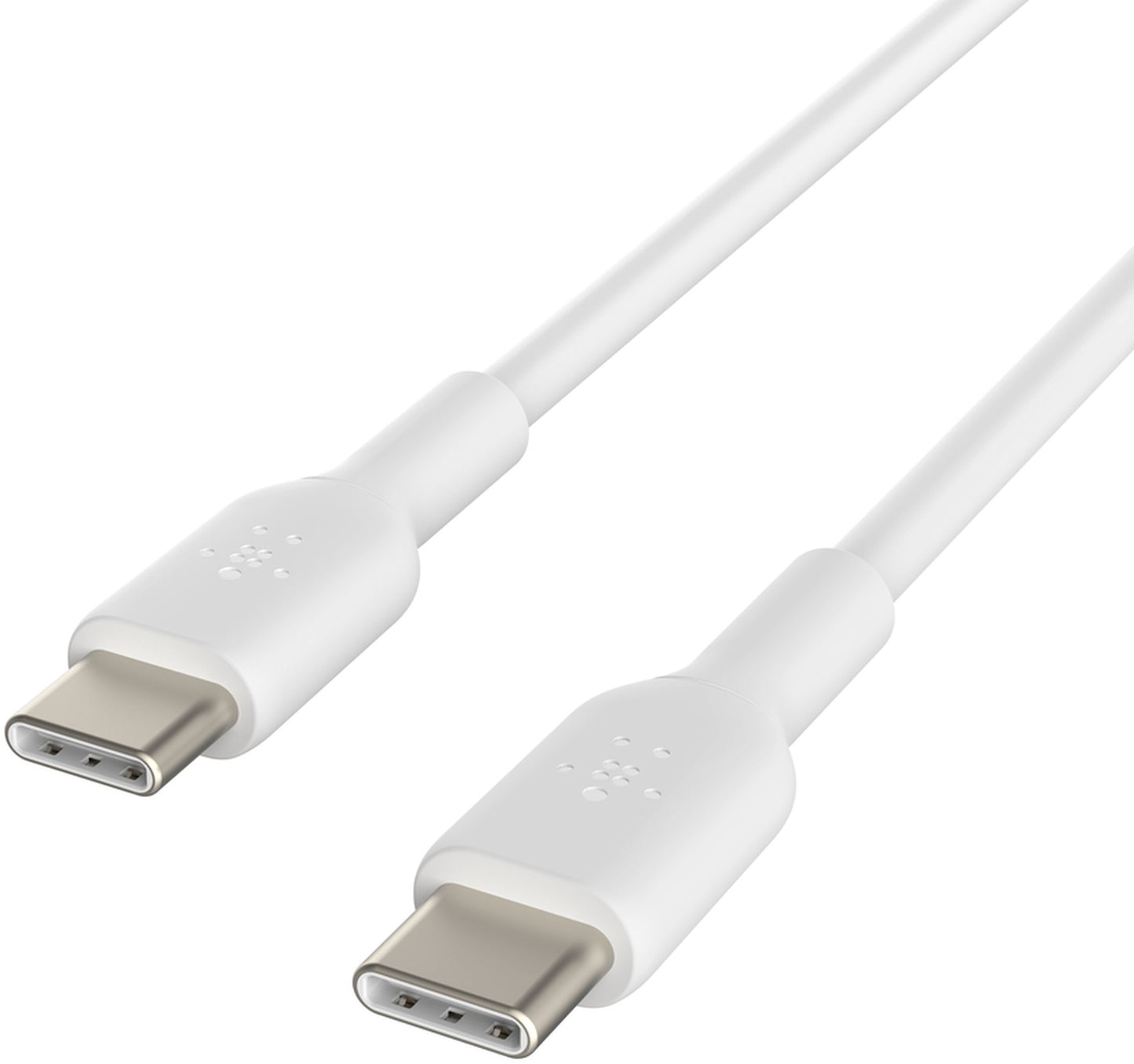 USB-C Data- og ladekabel - USB-C Belkin BoostCharge, 60W, 1m, hvit CAB003bt1MWH