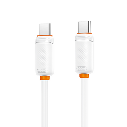USB-C til USB-C datakabel og ladekabel XO Design NB-Q298, 240W, 1m, hvit