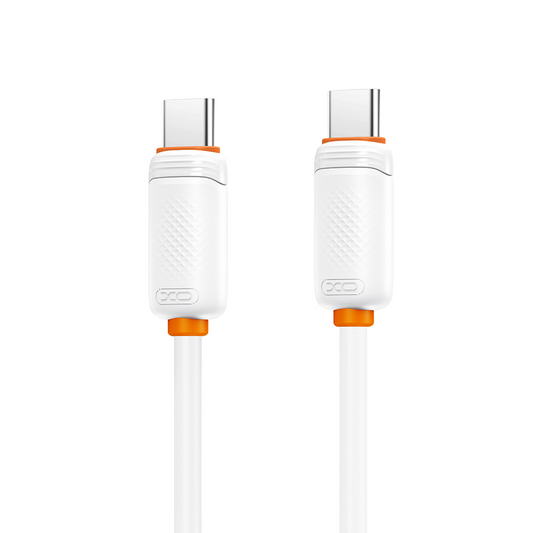 USB-C til USB-C datakabel og ladekabel XO Design NB-Q298, 240W, 1m, hvit