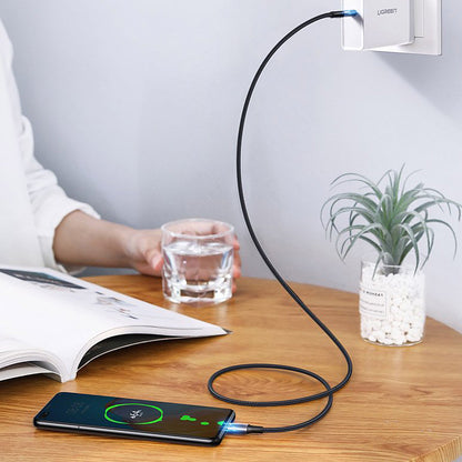USB-C til USB-C data- og ladekabel UGREEN US316, 100W, 2m, Grå