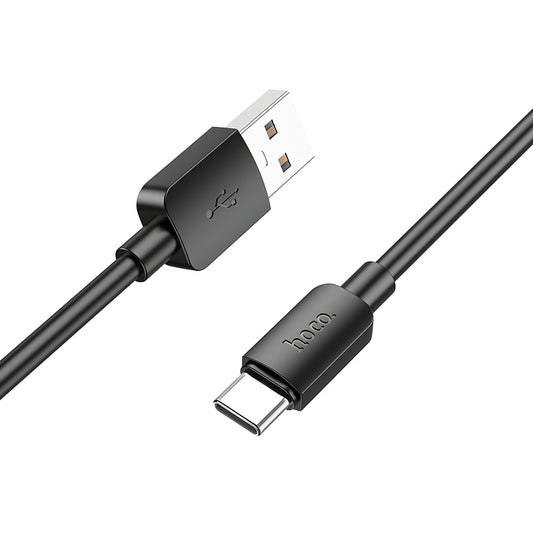 USB-A - USB-C HOCO X96 data- og ladekabel, 27W, 1m, Svart