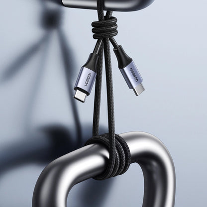 USB-C data- og ladekabel - USB-C UGREEN US535, 240 W, 2 m, grå 