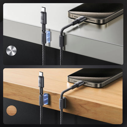 USB-C data- og ladekabel - USB-C Joyroom S-A50, 60W, 1.2m, Grå