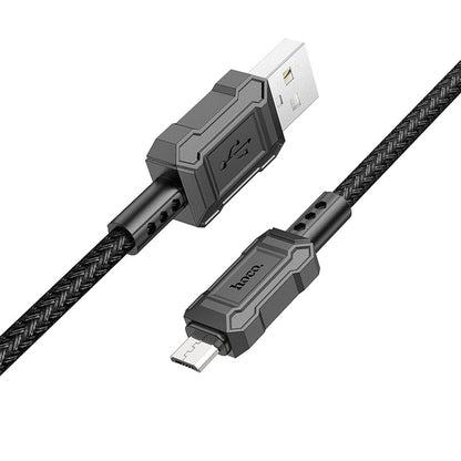 USB-A - microUSB data- og ladekabel HOCO Leader X94, 18W, 1m, Svart
