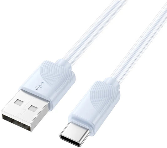 USB-A - USB-C Data- og Ladekabel HOCO X114, 18W, 1m, Blå