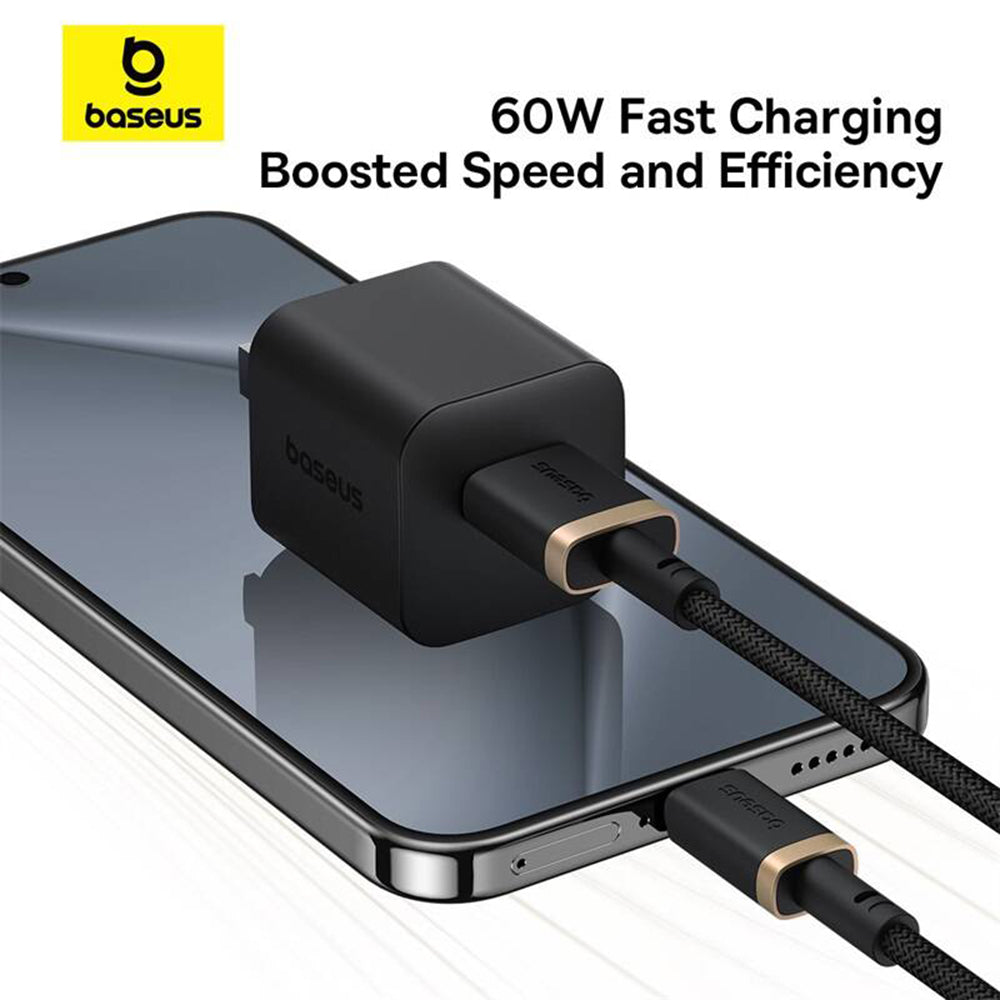 Data- og ladekabel USB-A - USB-C Baseus Dura Series, 60W, 1m, Gull P10377802U01-00