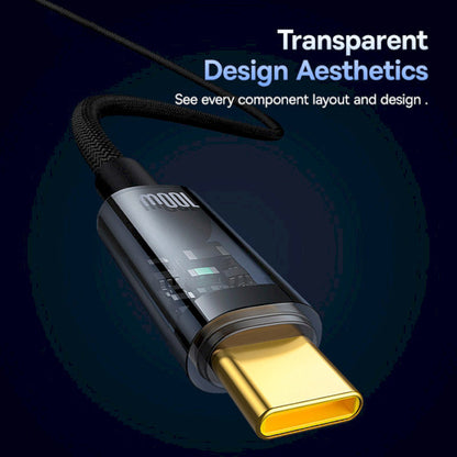 USB-C til USB-C Baseus Explorer data- og ladekabel, 100W, 1m, Svart P10319703111-00