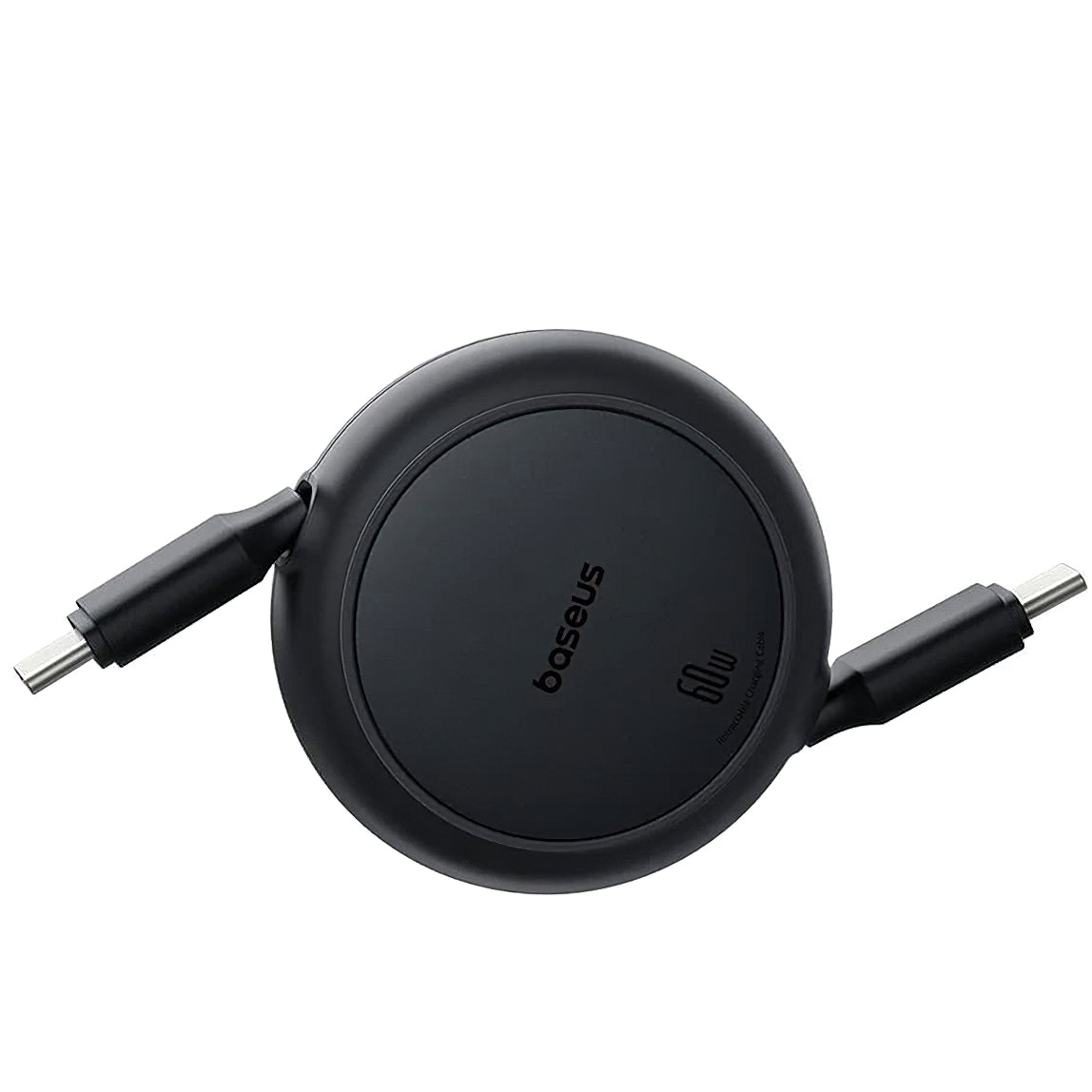 USB-C til USB-C Baseus Free2Pull Mini Retractable Data- og Ladekabel, 60W, 1m, Svart P10364500111-01