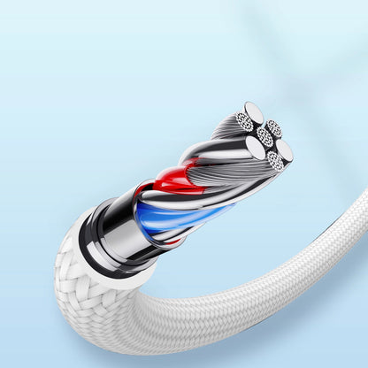 USB-A - Lightning lade- og datakabel Joyroom A10, 18W, 1.2m, Hvit