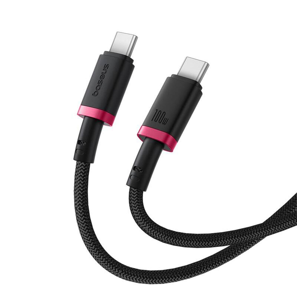 USB-C til USB-C data- og ladekabel Baseus Dura Series, 100W, 2m, Rød P10377803U01-02