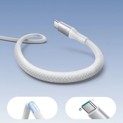 USB-C til USB-C data- og ladekabel Joyroom S-A28 Flash, 60W, 1m, Hvit