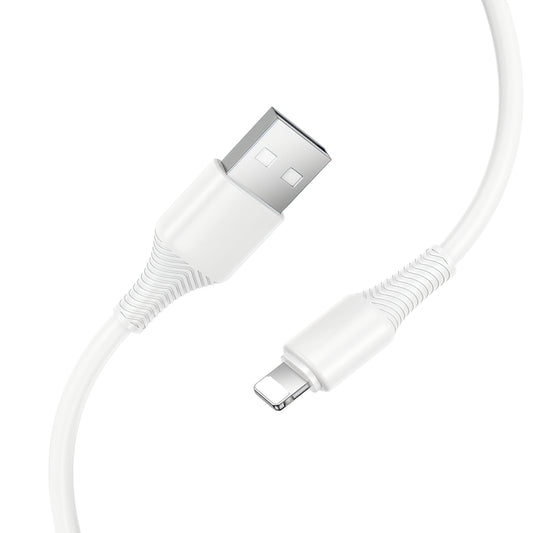 USB-A - Lightning Data- og Ladekabel HOCO X120, 18W, 1m, Hvit