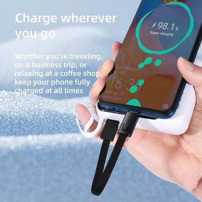 USB-C til USB-C Tech-Protect UltraBoost DNA Nøkkelring, 60W, 0.17m, Grå