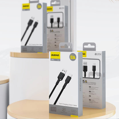 USB-A til USB-C Dudao L9T data- og ladekabel, 100W, 1m, Svart