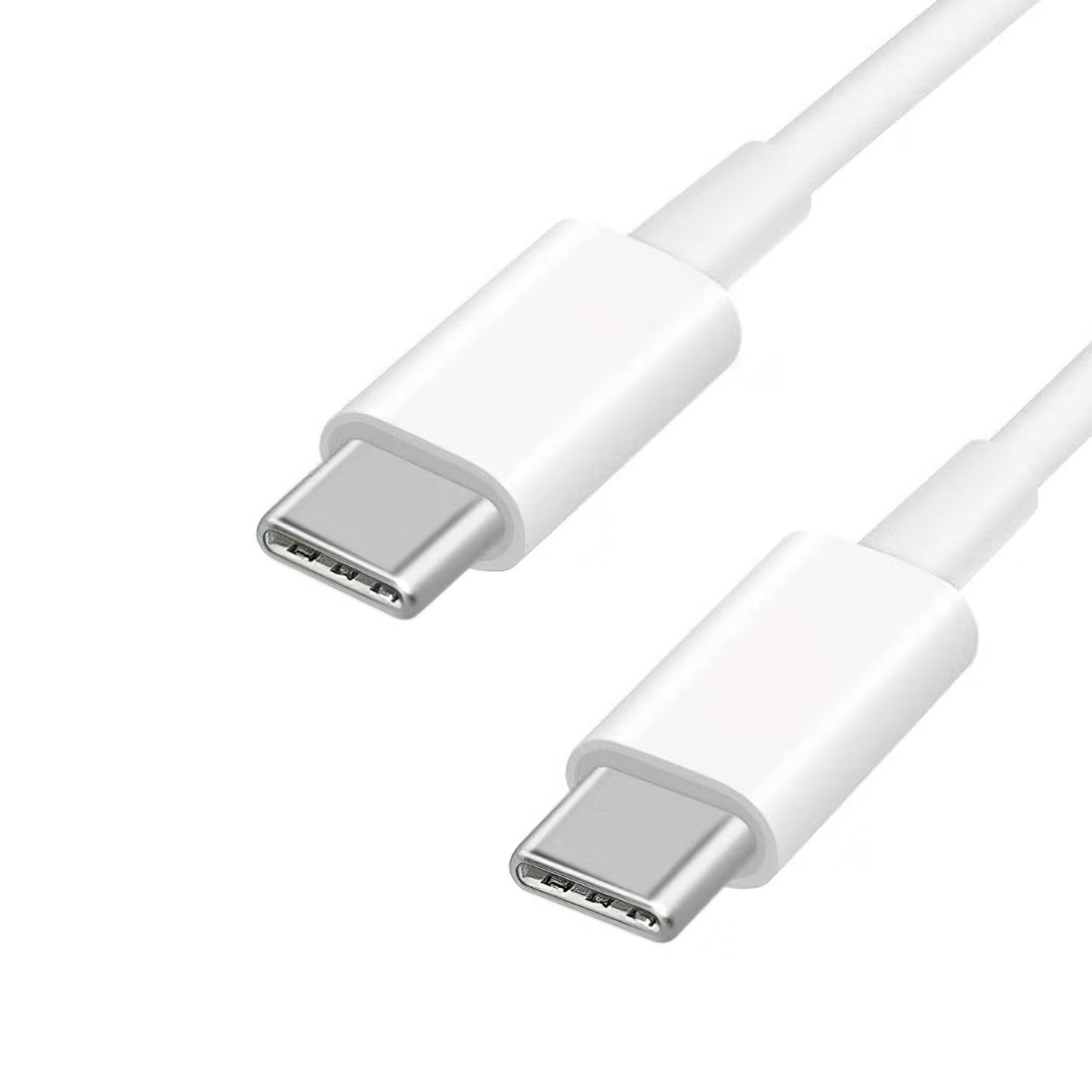 USB-C til USB-C Google data- og ladekabel, 30W, 1m, Hvit GA00735