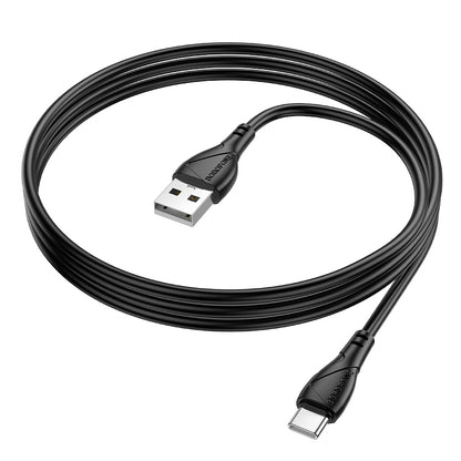 USB-A til USB-C data- og ladekabel Borofone BX121 Energy, 18W, 1m, Svart