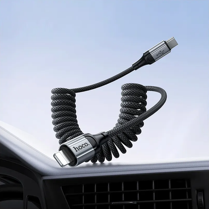 USB-C til Lightning Data- og Ladekabel HOCO X121, 27W, 1.5m, Svart