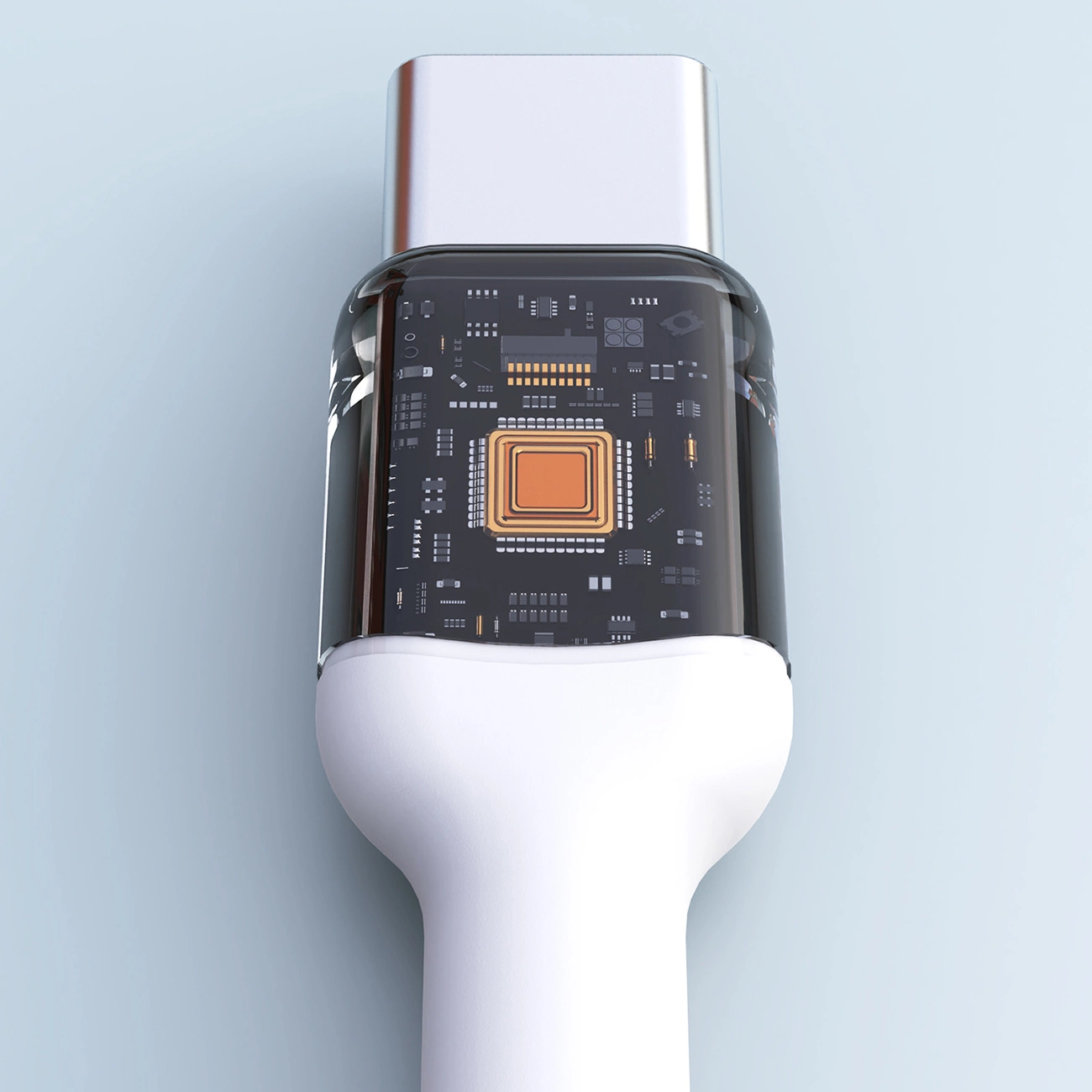 USB-C data- og ladekabel - USB-C Dudao L9C Max, 240W, 2m, Hvit