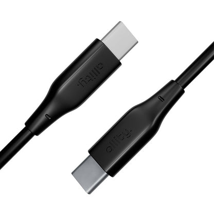 USB-C Data- og Ladekabel - USB-C Allity. AUC-02, 100W, 2m, Svart