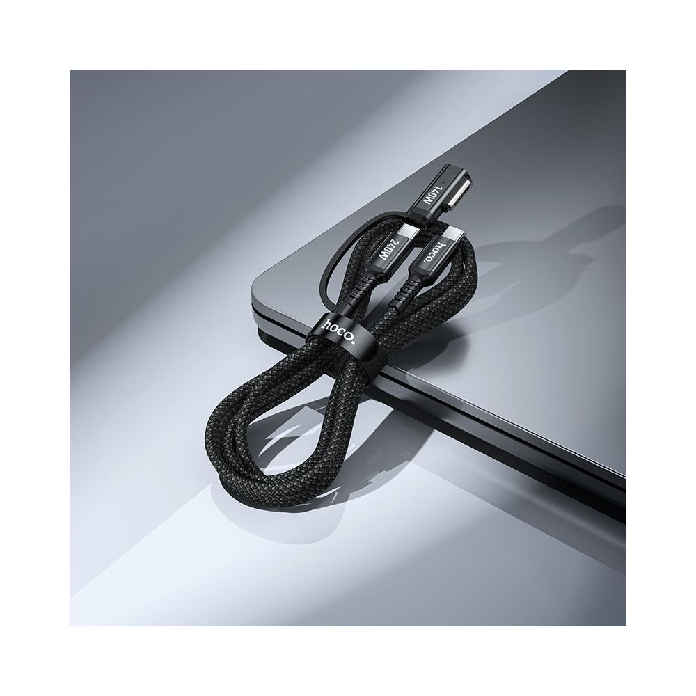 Ladekabel HOCO U142, USB-C - USB-C / MagSafe 3, 240W, 1.8m, Svart