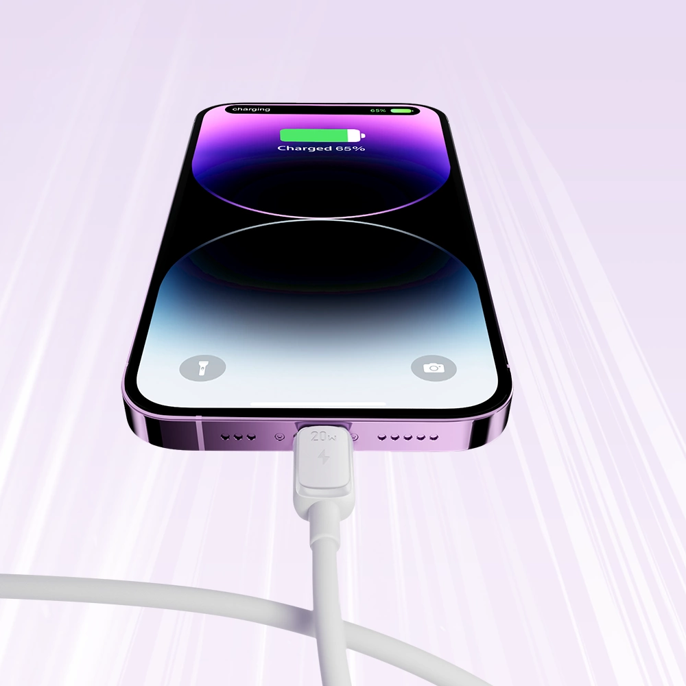 USB-C - Lightning lade- og datakabel Joyroom S-A14, 30W, 1.2m, Hvit