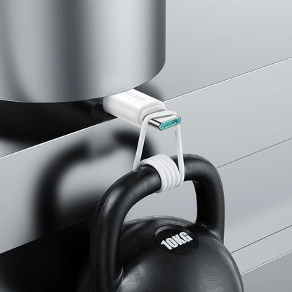 USB-A - USB-C data- og ladekabel Joyroom S-A9, 20W, 2m, Hvit
