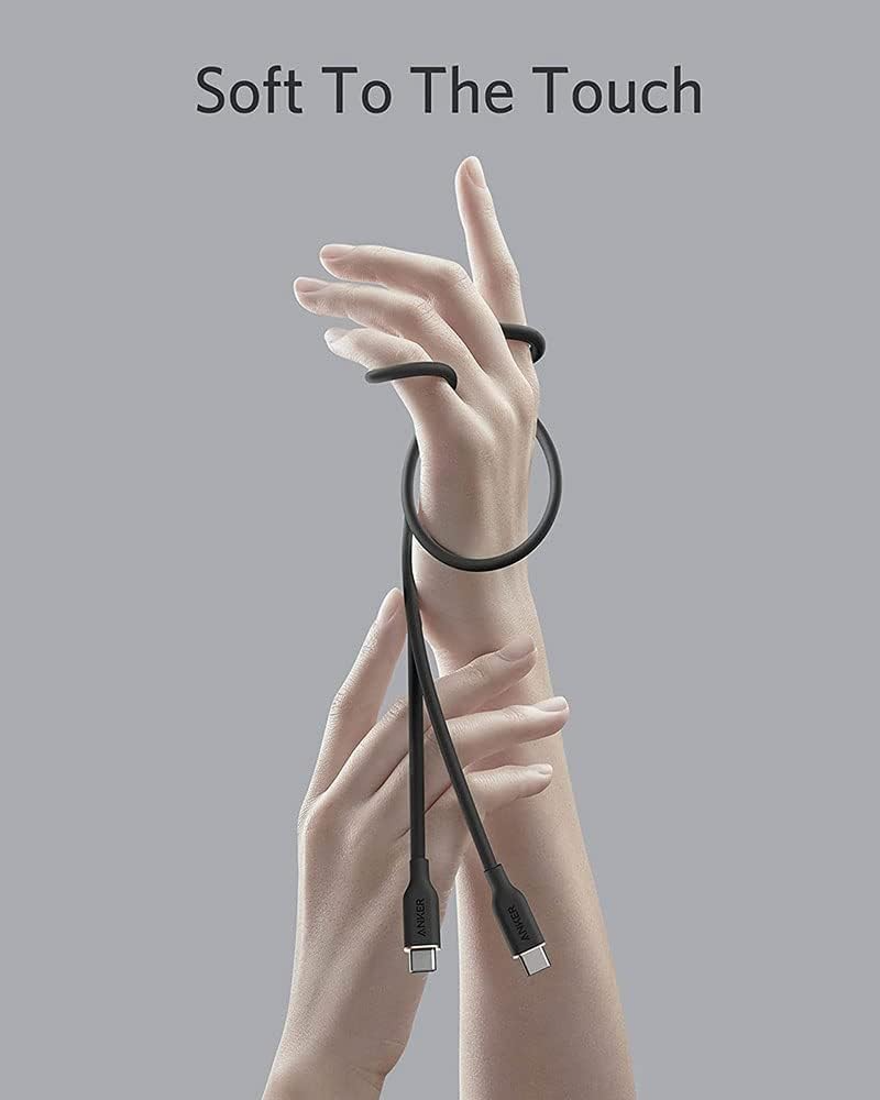 USB-C Data- og Ladekabel - USB-C Anker PowerLine III, 100W, 0.9m, Svart A8552H11