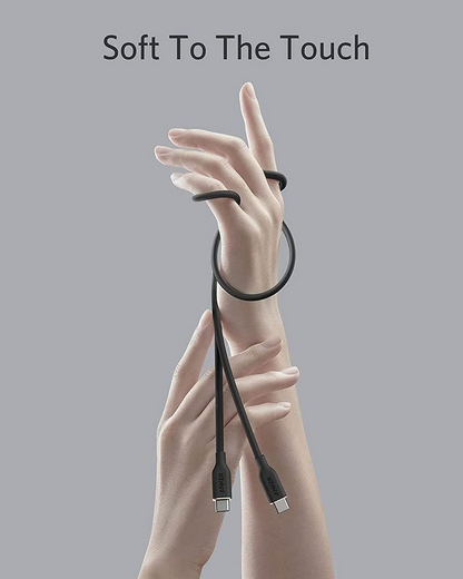 USB-C Data- og Ladekabel - USB-C Anker PowerLine III, 100W, 0.9m, Svart A8552H11