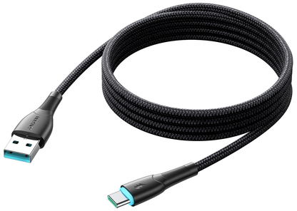 USB-A til USB-C data- og ladekabel Joyroom S-A32, 18W, 1m, Svart