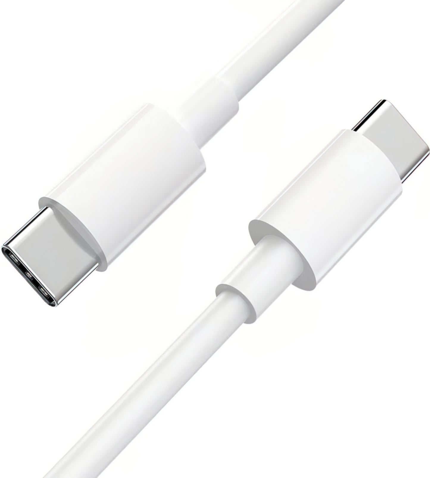 USB-C til USB-C Google data- og ladekabel, 30W, 1m, Hvit GA00735