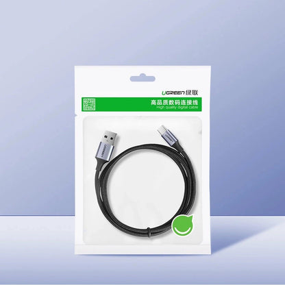 USB-A til USB-C Data- og Ladekabel UGREEN US288, 18W, 1.5m, Svart