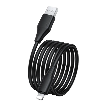 USB-A til Lightning data- og ladekabel HOCO X124, 18W, 1m, svart