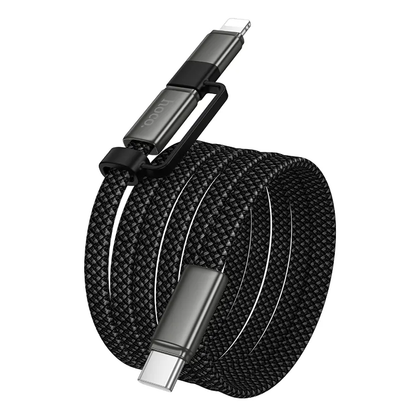 USB-C til Lightning / USB-C data- og ladekabel HOCO X125, 60W, 1m, svart